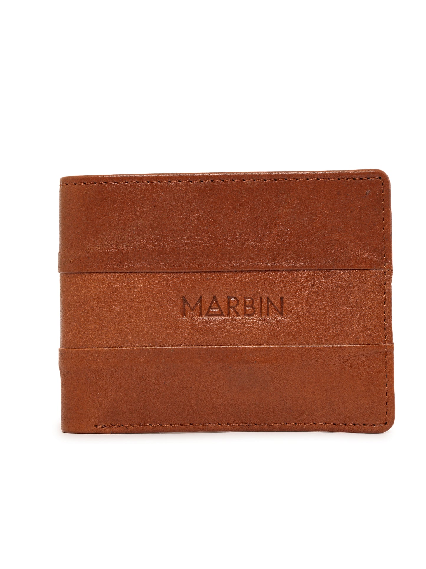 Marbin Men's Leather Wallet – 8 Card Slots V-CUT