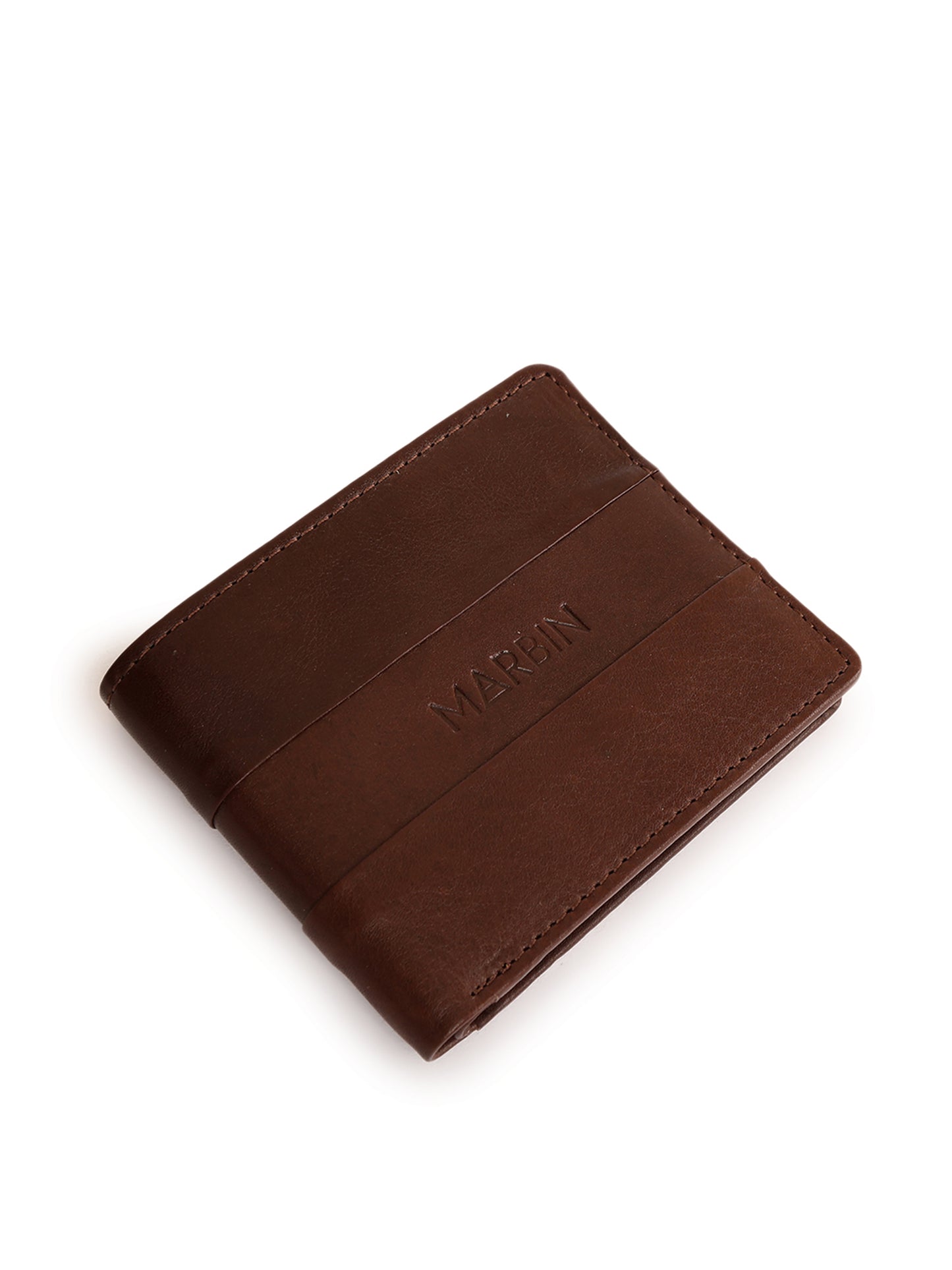 Marbin Men's Leather Wallet – 8 Card Slots V-CUT