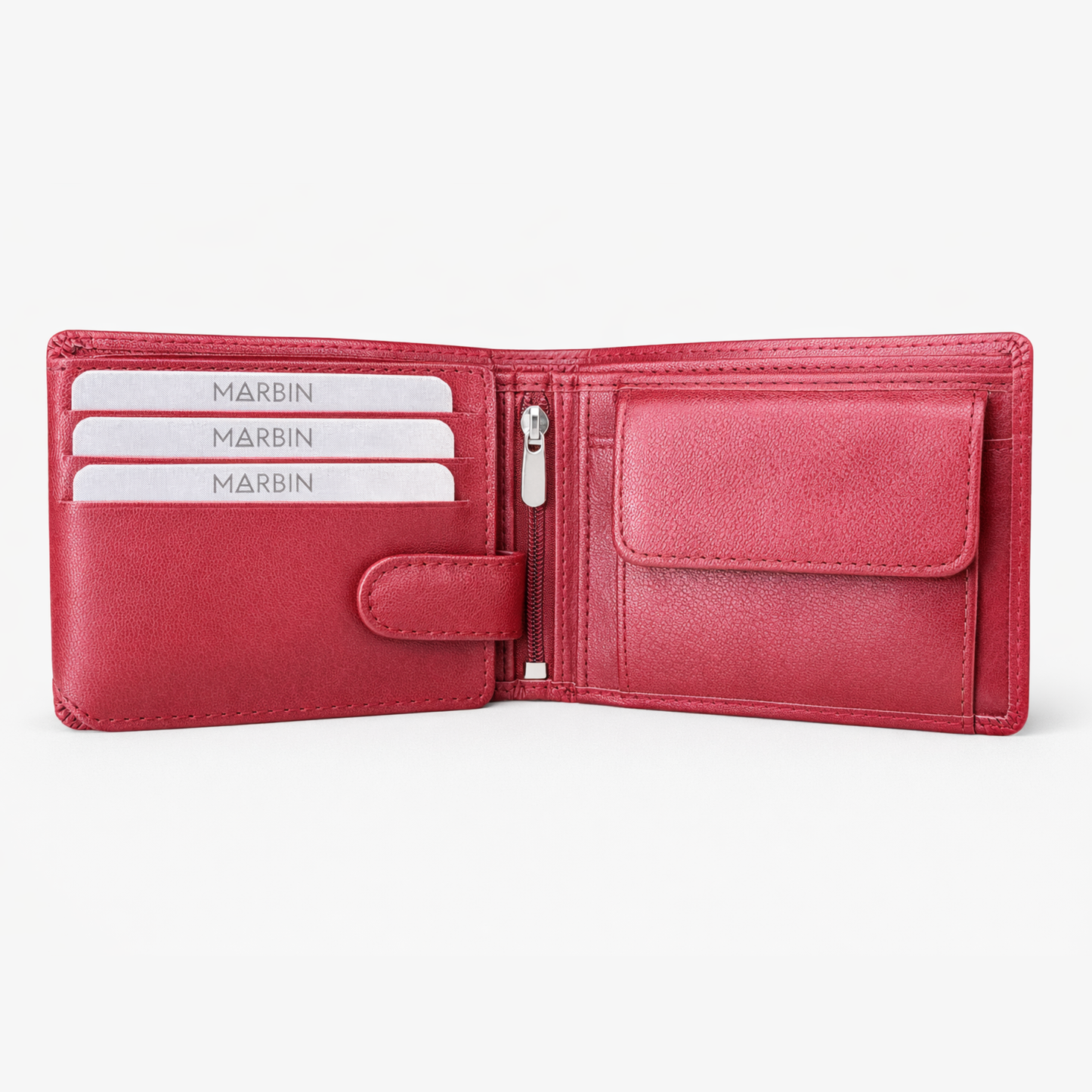 Marbin 100% Original Leather Wallet | Soft Genuine Leather | 1-Year Leather Guarantee with Card Genuine Leather