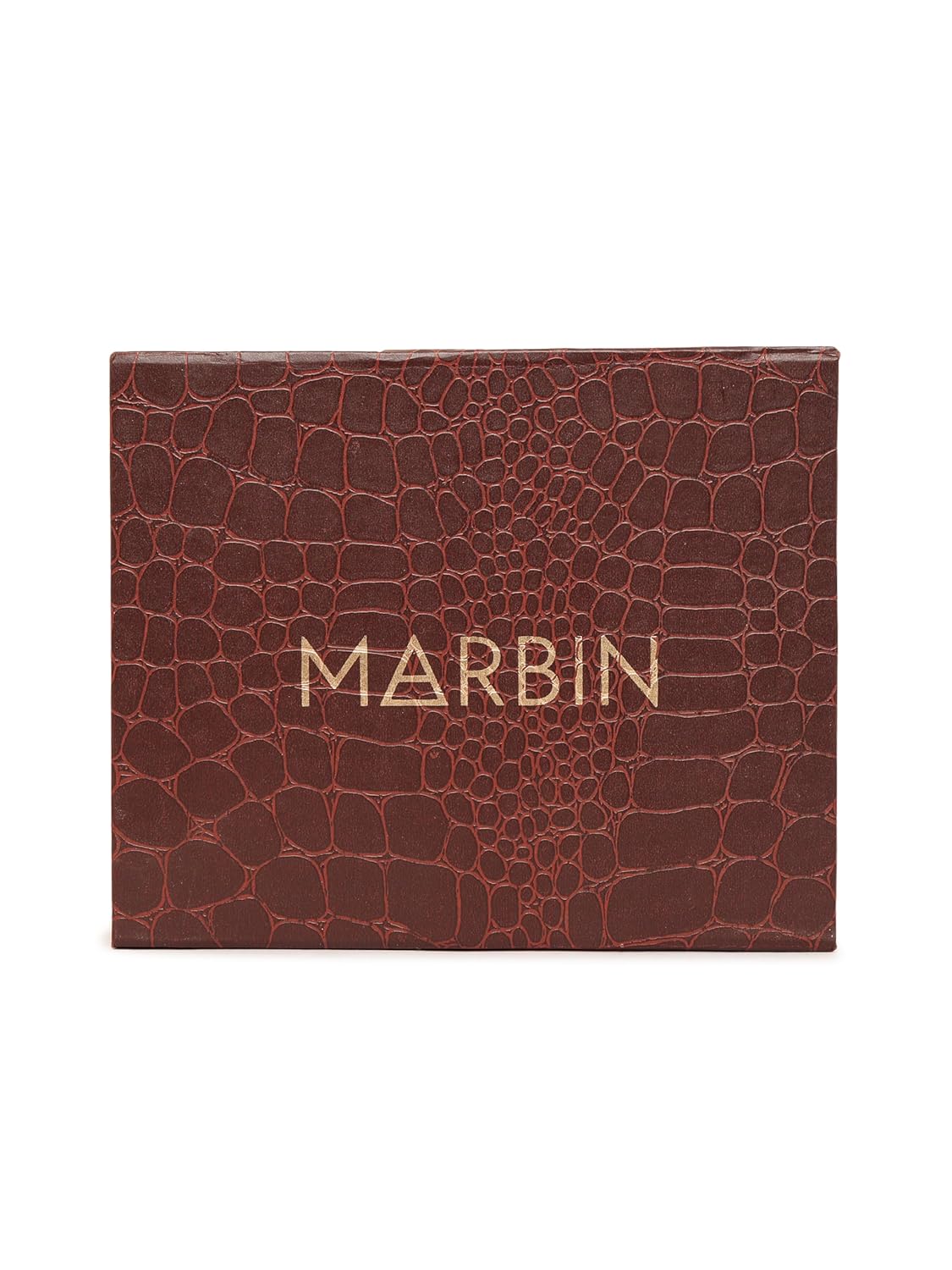 Marbin Men's Leather Wallet – 8 Card Slots (Black)