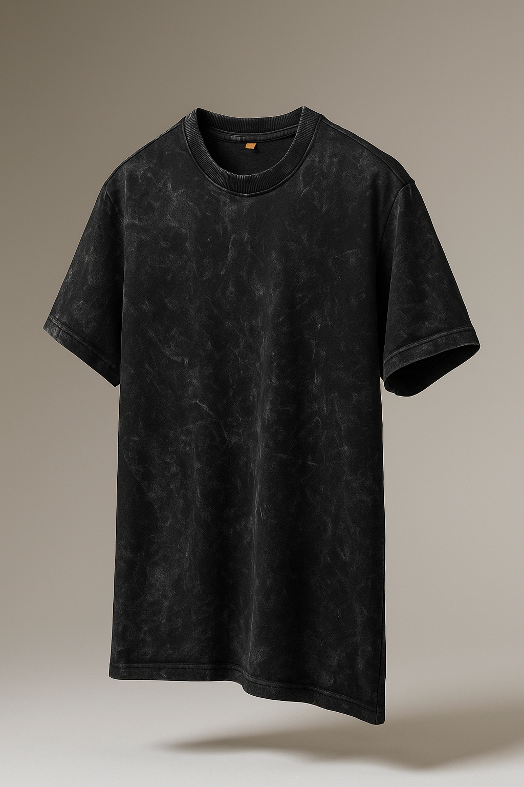Acid Washed Black Oversized T-Shirt