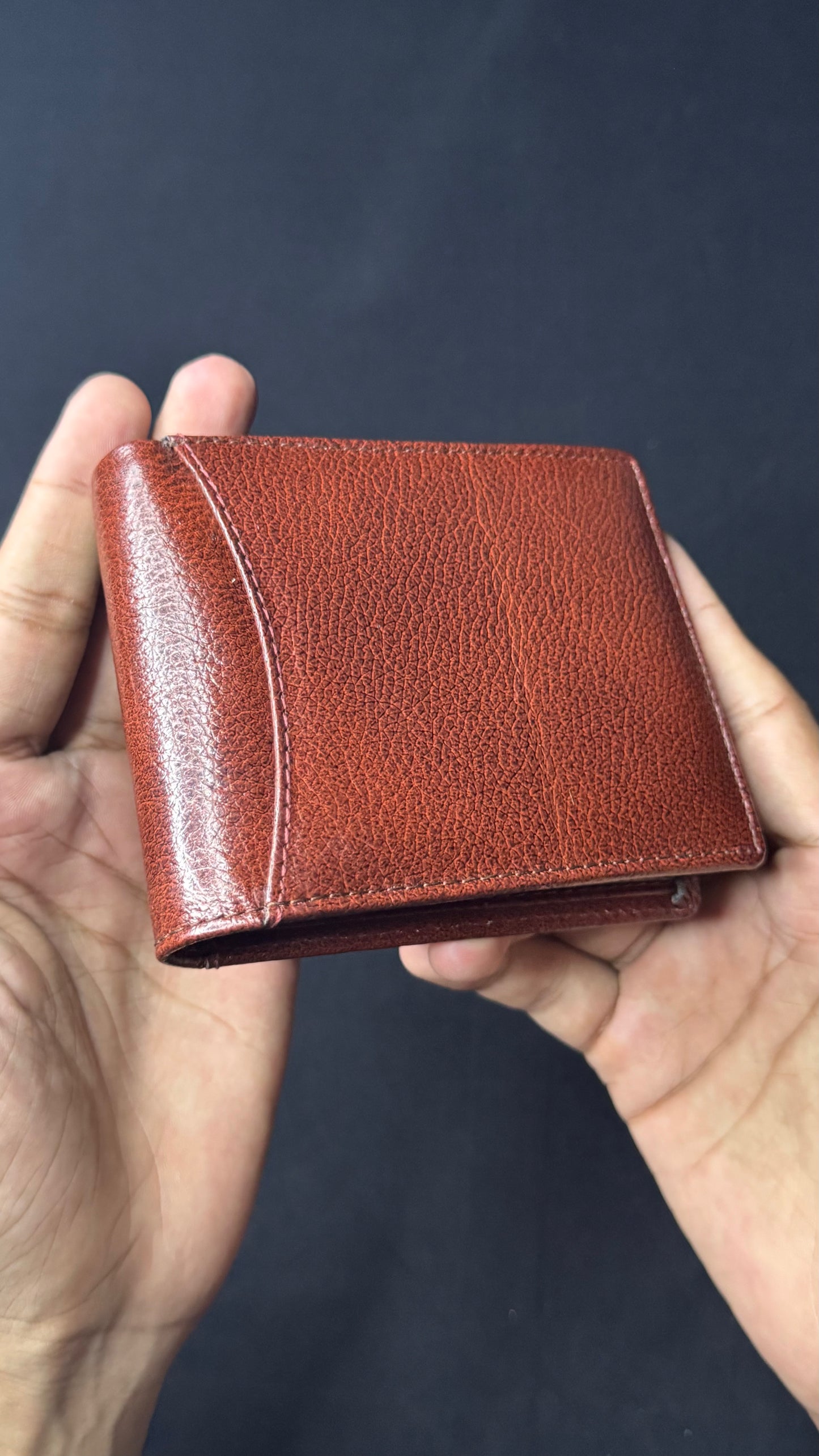 Marbin Men's Wallet – Stylish Genuine Leather Wallet with Card Holder & Compartments (Brown)