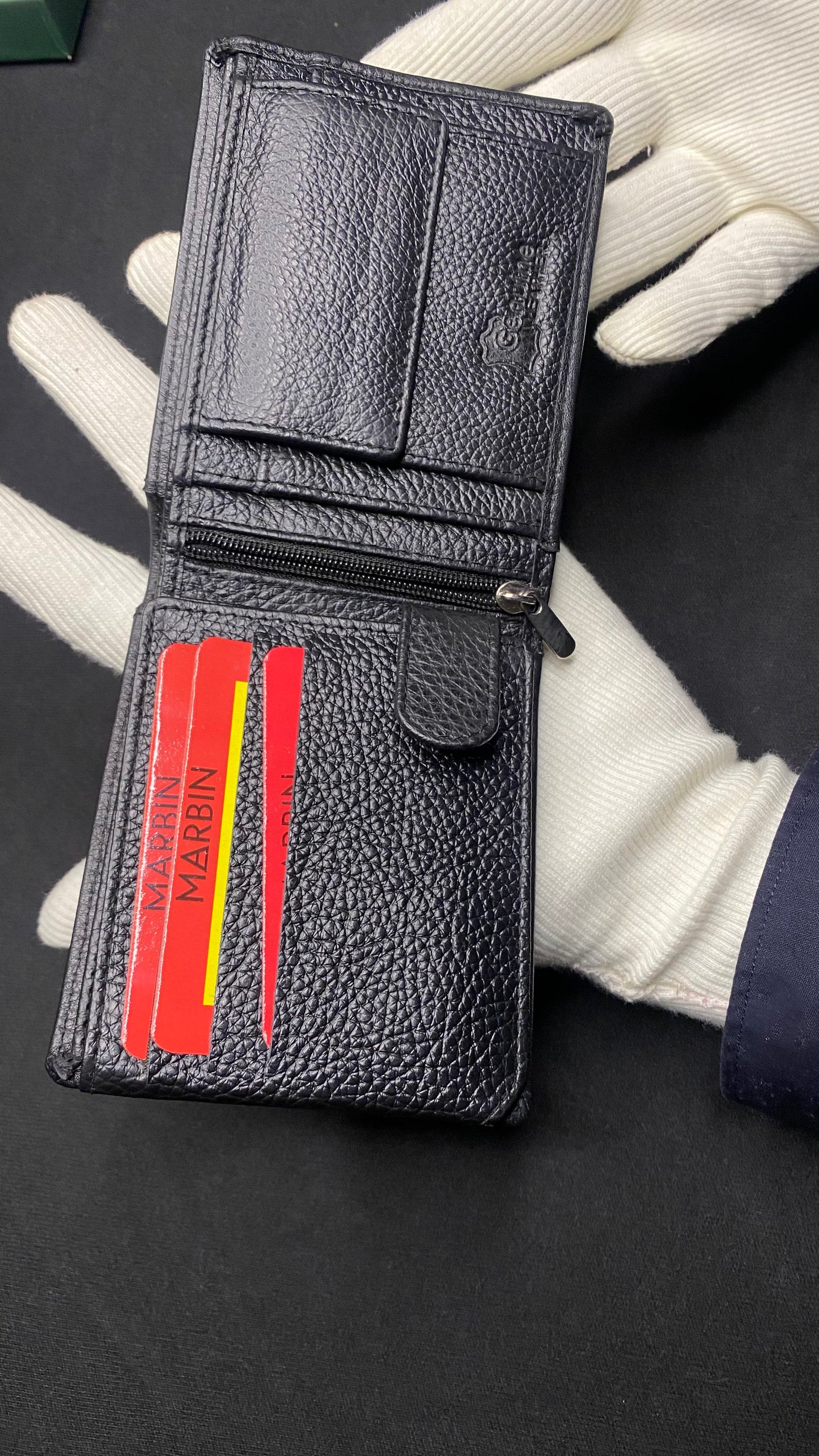Marbin Men's Wallet – Stylish Genuine Leather Wallet with Card Holder & Compartments
