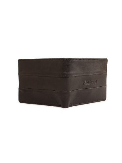 Marbin Men's Leather Wallet – 8 Card Slots V-CUT