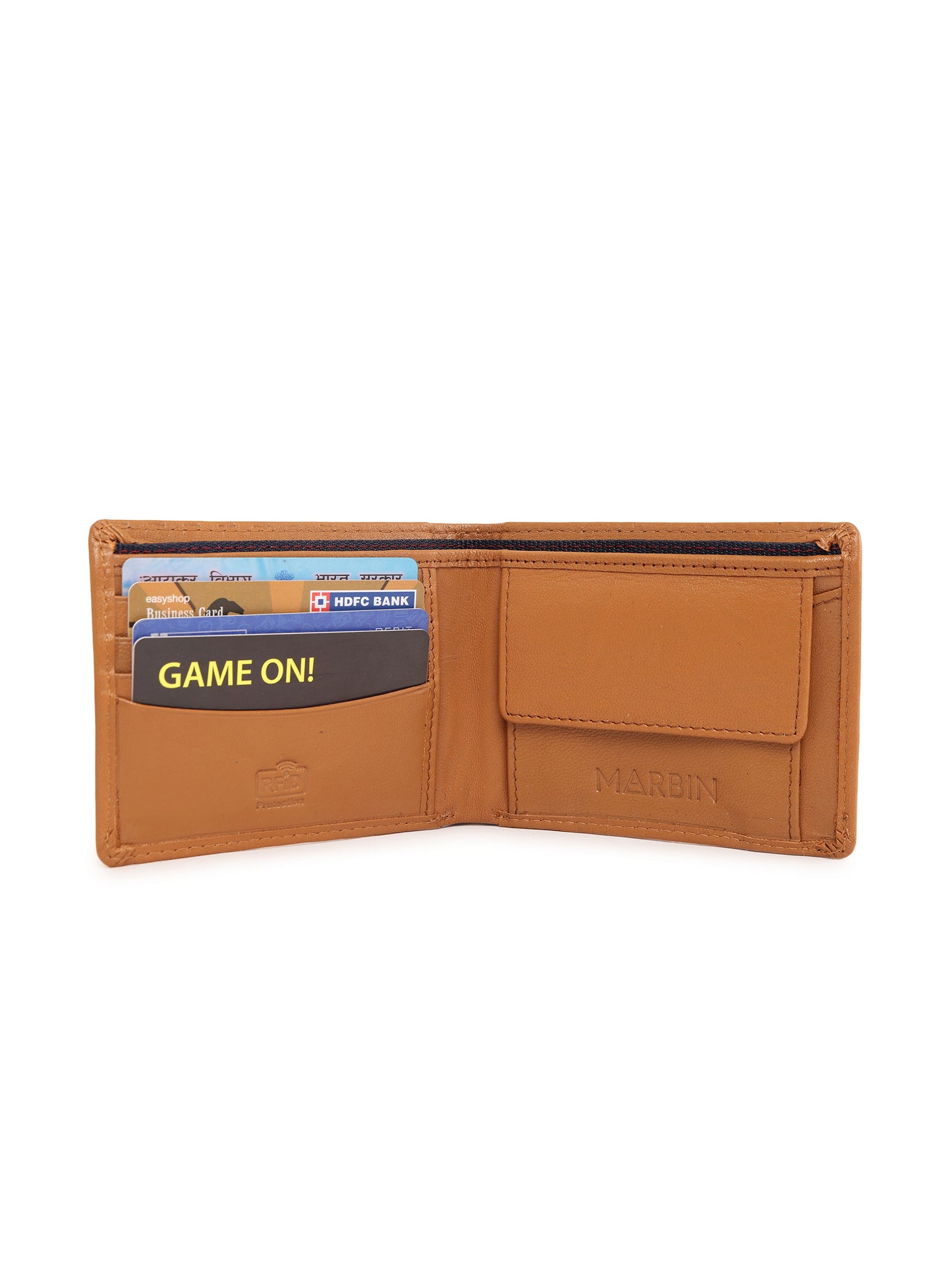 Men's Leather Wallet,6 Slots (Brown) Crox