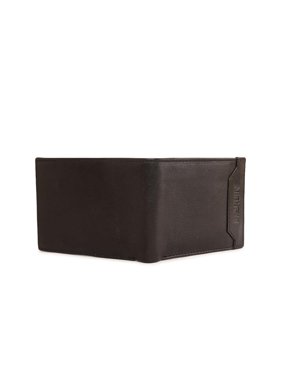 Marbin RFID Protected Leather Wallet for Men with Coin Pocket – Slim Bifold Gents Purse & Card Holder | Genuine Leather Wallet for Stylish Man