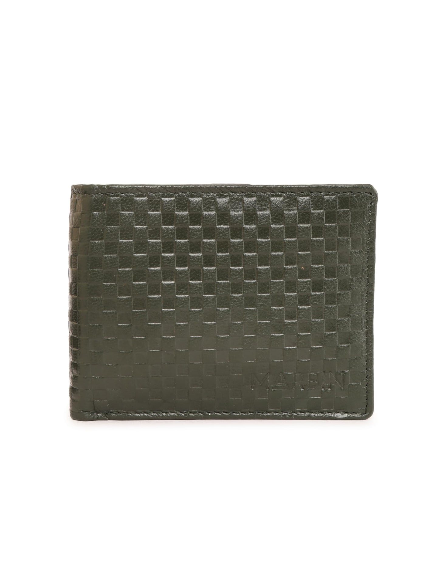 Men's Leather Wallet,6 Slots (Black)