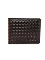 Men's Leather Wallet,6 Slots (Black)