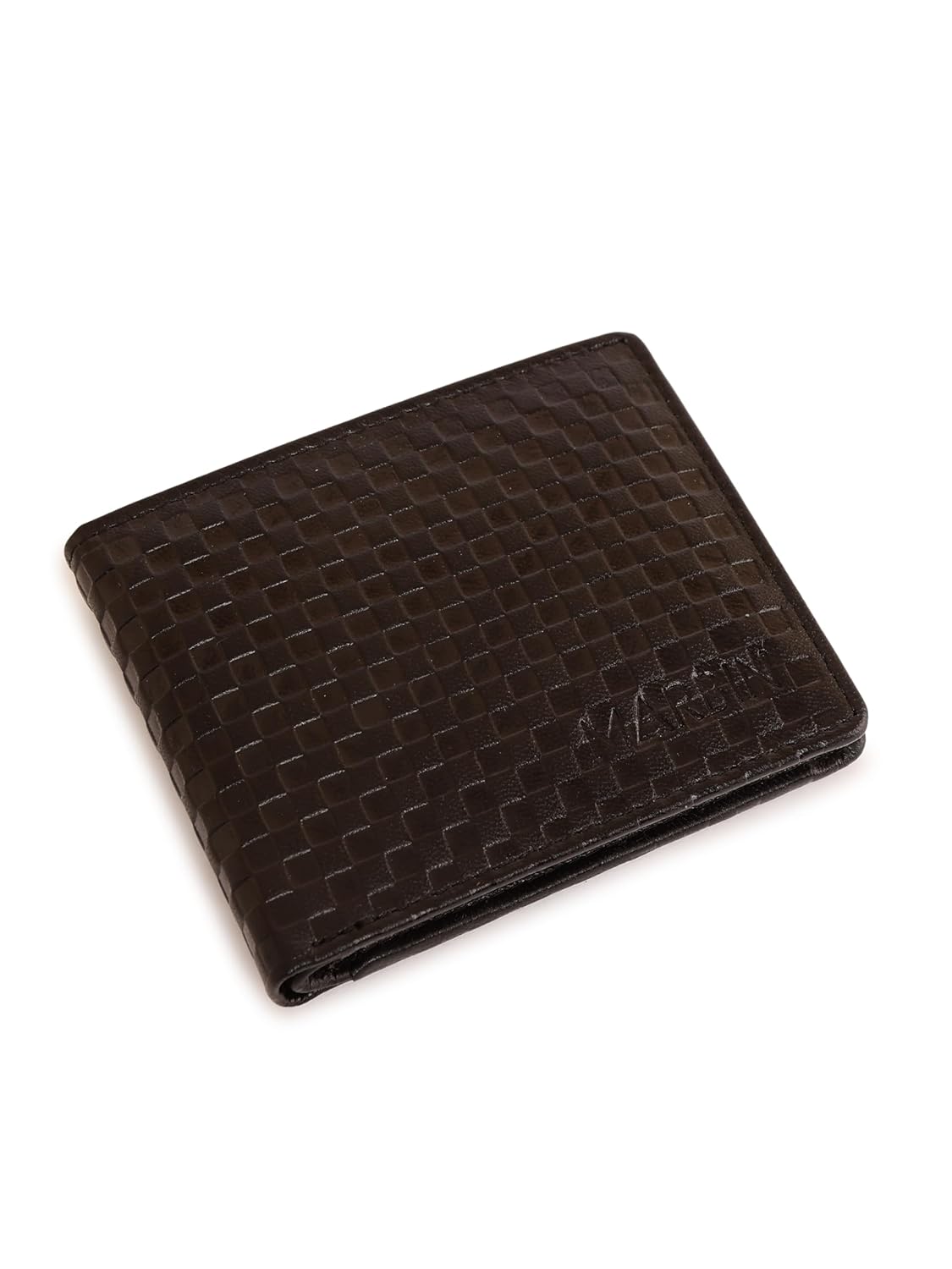 Men's Leather Wallet,6 Slots (Black)