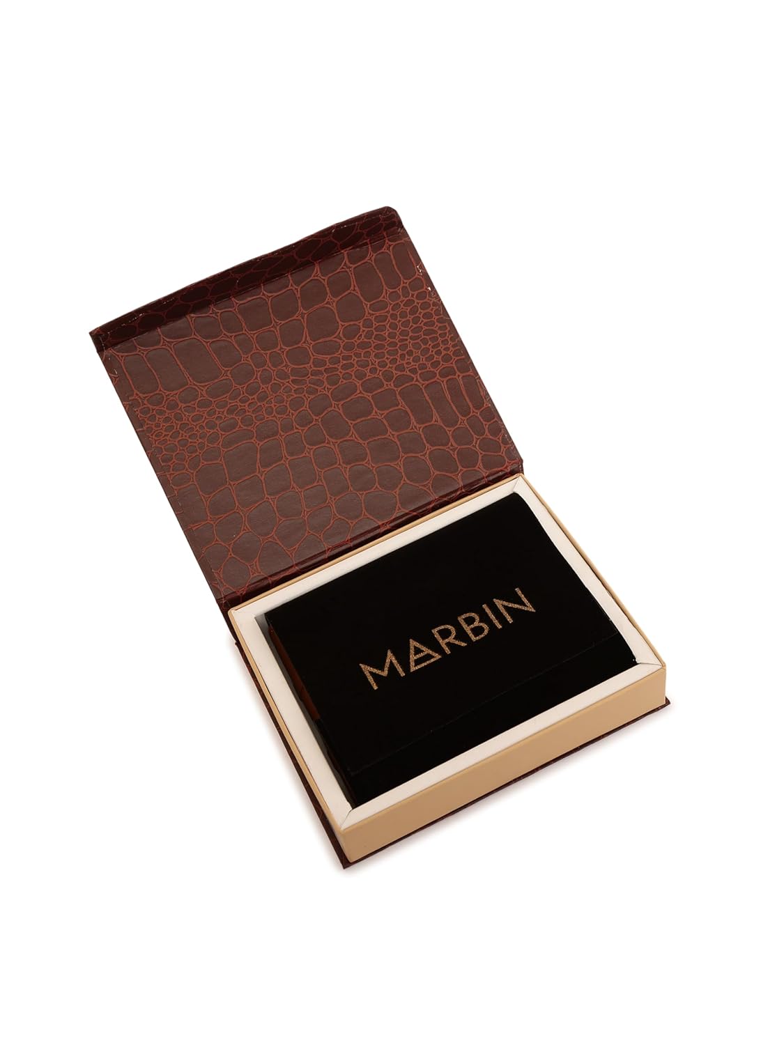 Marbin RFID Protected Leather Wallet for Men with Coin Pocket – Slim Bifold Gents Purse & Card Holder | Genuine Leather Wallet for Stylish Man