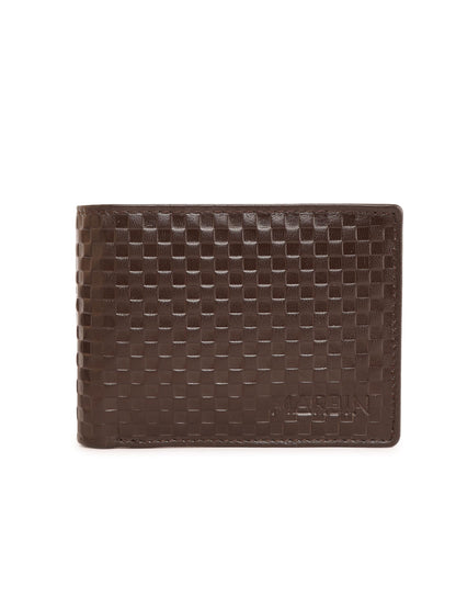 Men's Leather Wallet,6 Slots (Black)