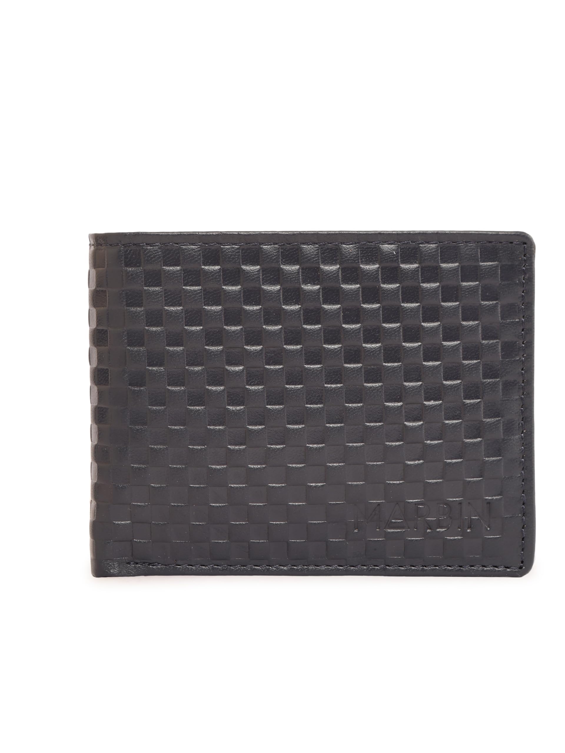 Men's Leather Wallet,6 Slots (Black)