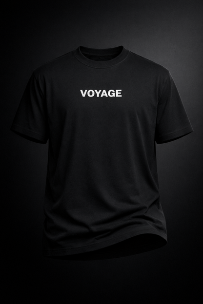 Mythic Quartet Graphic Oversize Tee – Black Edition