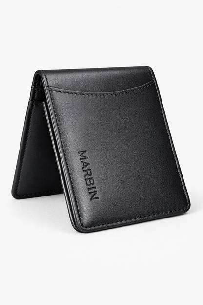 Marbin 100% Original Leather Wallet | Soft Genuine Leather | 1-Year Leather Guarantee with Card Genuine Leather