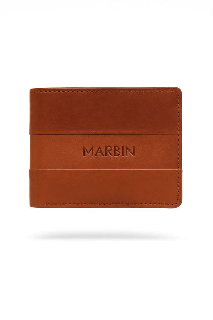 Marbin Men's Leather Wallet – 8 Card Slots V-CUT