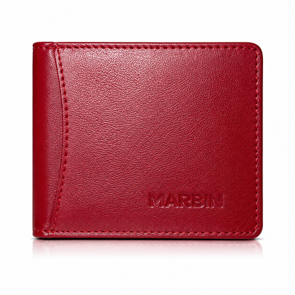 Marbin 100% Original Leather Wallet | Soft Genuine Leather | 1-Year Leather Guarantee with Card Genuine Leather