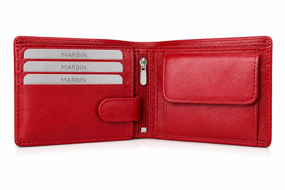 Marbin 100% Original Leather Wallet | Soft Genuine Leather | 1-Year Leather Guarantee with Card Genuine Leather