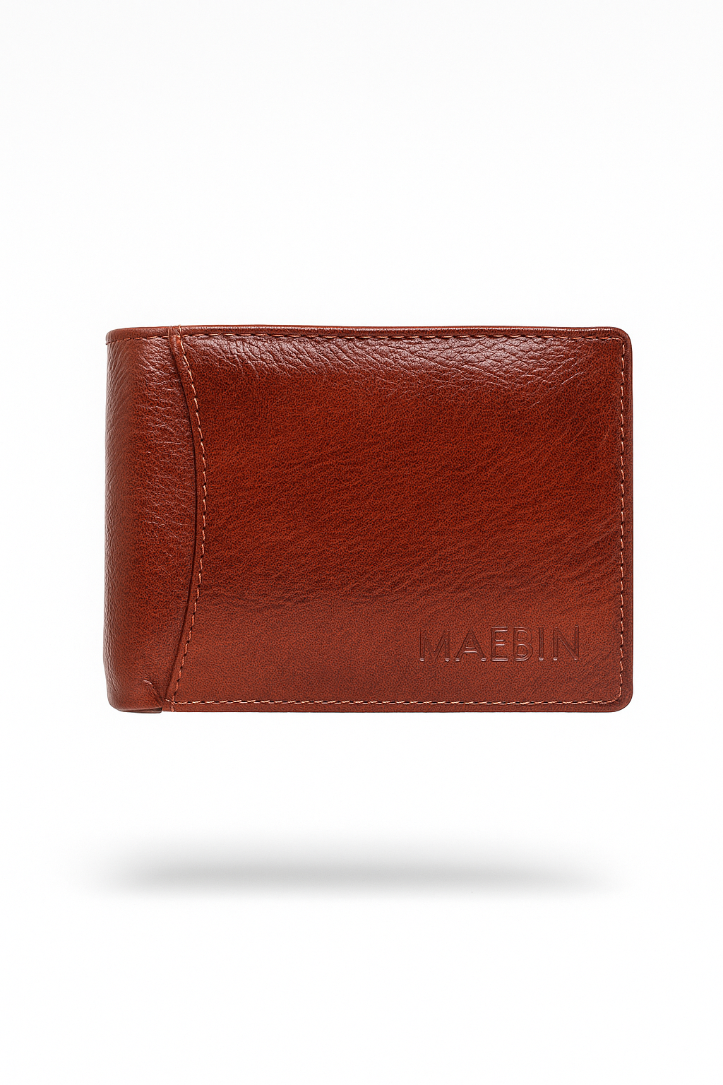 Marbin Men's Wallet – Stylish Genuine Leather Wallet with Card Holder & Compartments (Brown)