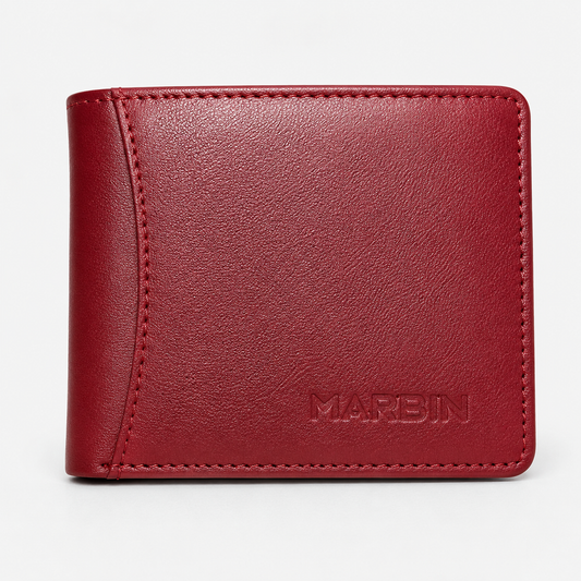 Marbin 100% Original Leather Wallet | Soft Genuine Leather | 1-Year Leather Guarantee with Card Genuine Leather