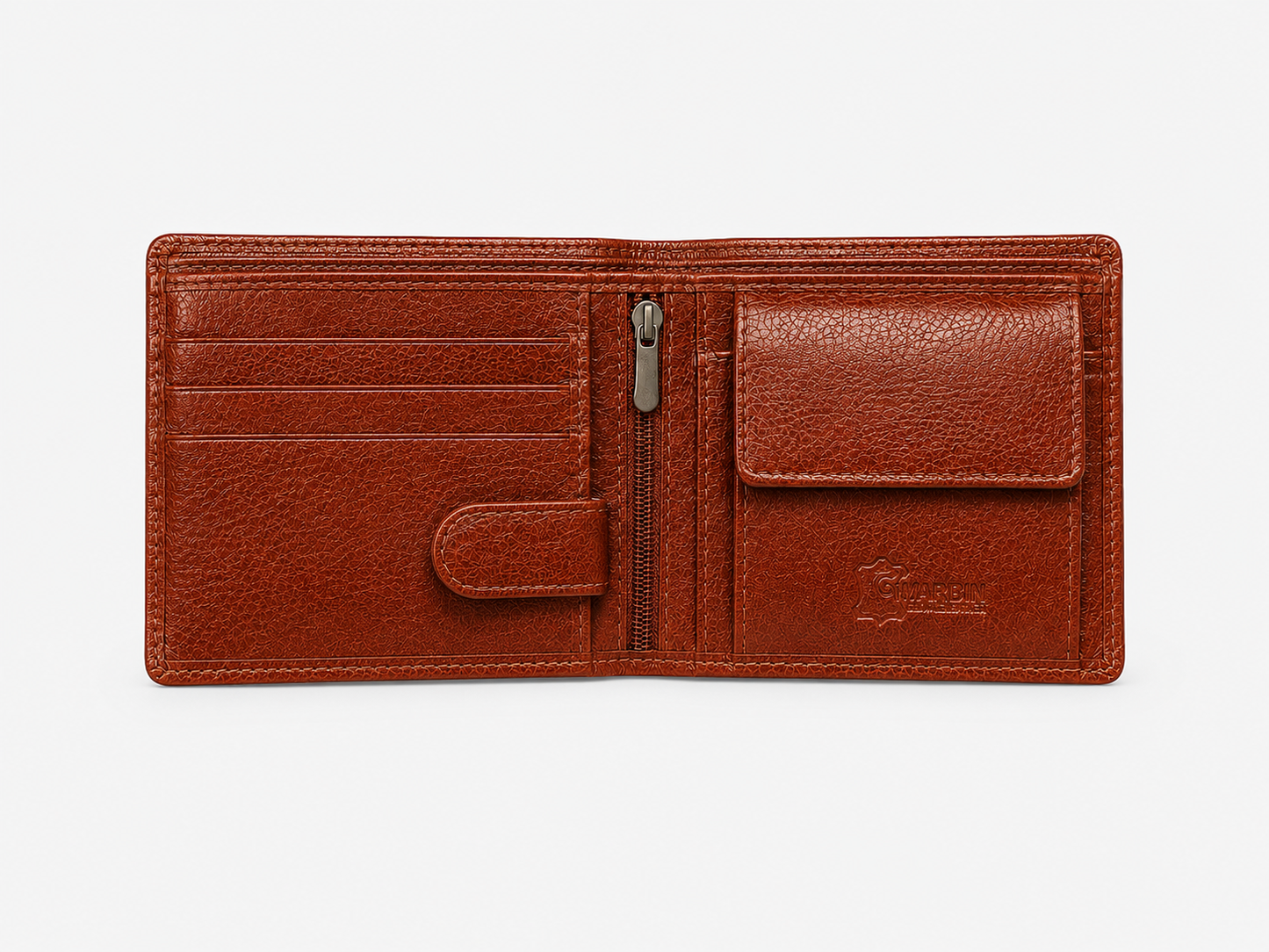 Marbin 100% Original Leather Wallet | Soft Genuine Leather | 1-Year Leather Guarantee with Card Genuine Leather