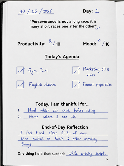 Goal Achiever Kit | Achieve Any Goal Using Proven Methods Used by Top Performers (HardCopy + E-Book)