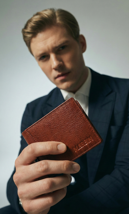 Marbin 100% Original Leather Wallet | Soft Genuine Leather | 1-Year Leather Guarantee with Card Genuine Leather