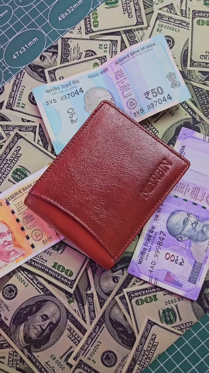 Marbin 100% Original Leather Wallet | Soft Genuine Leather | 1-Year Leather Guarantee with Card Genuine Leather